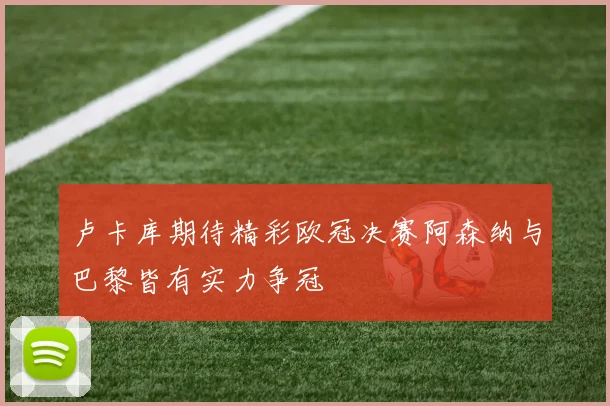 卢卡库期待精彩欧冠决赛阿森纳与巴黎皆有实力争冠