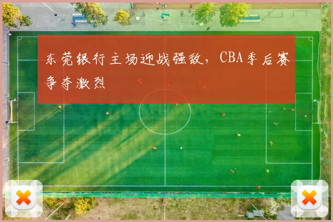 东莞银行主场迎战强敌，CBA季后赛争夺激烈